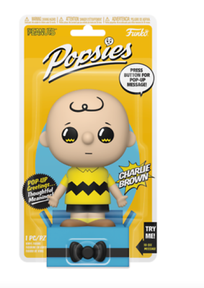 Funko Popsies Pop-Up Greetings Peanuts 60192 Charlie Brown
