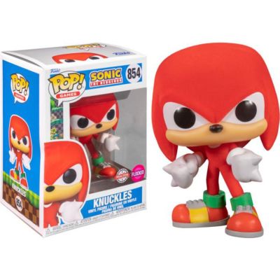 Funko Pop Games 854 Sonic The Hedgehog 61034 Knuckles Flocked Exclusive