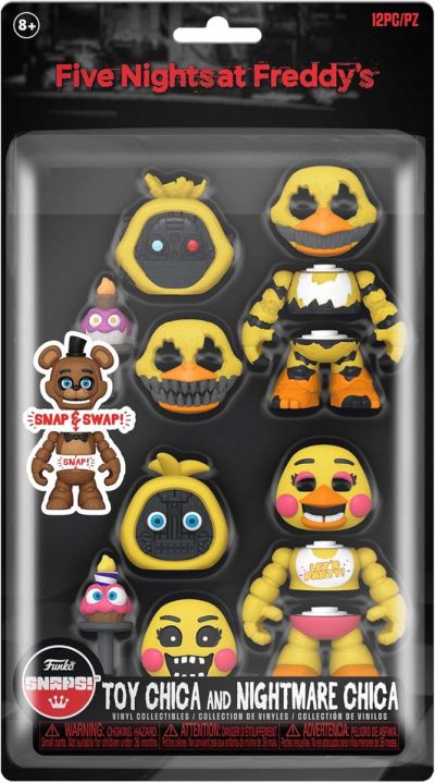 Funko Snaps Five Night at Freddy's FNAF 67694 Toy Chica and Nightmare Chica
