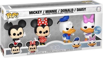 Funko Pop 4-Pack Disney 100 year 70339 Mickey Minnie Donald Daisy