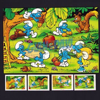 Ü-Ei_PZZ_UEW 1996 Schlumpfe 1S Sat + BPZ