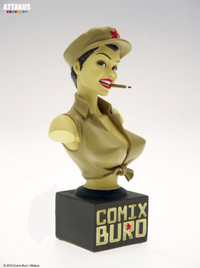 Attakus - Pin Up - Buste Comix Buro (version vêtue)