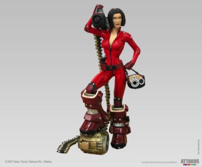 Attakus - Pin Up - Carmen Mc Callum – Version rouge