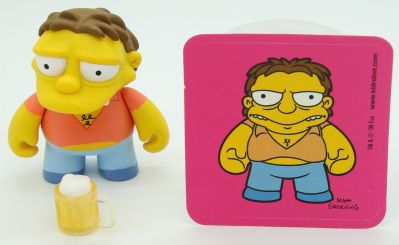 Kidrobot Vinyl Mini Figure - Simpsons S1 Barney 1/24