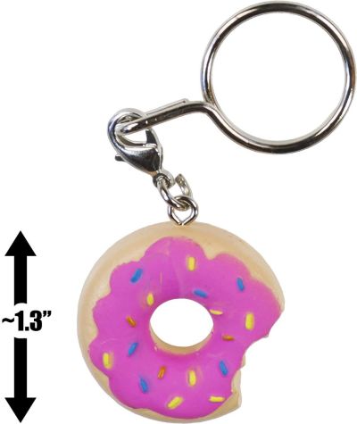 Kidrobot Vinyl Mini Figure - Simpsons Woo Hoo! 25 Years Keychains -  Sprinklicious Donut