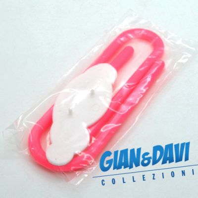 MB-GD-CA Clip con Nuvola Rossa Fluo Bian Sigillata