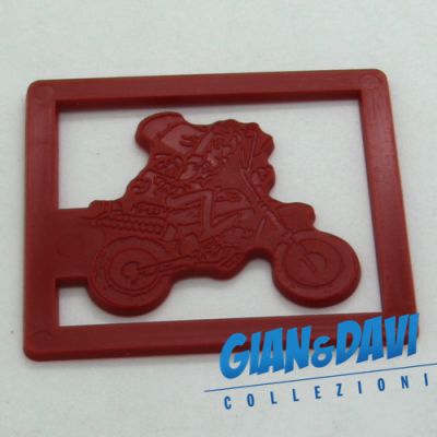 MB-GD-CA Segnalibi Clip PMB Moto Sagomata Rosso