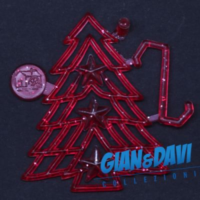 MB-GD-N86 Albero Rosso Glitter