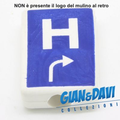 MB-G-SS Indicazione Ospedale a Dx Blu Scuro