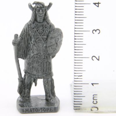 Ü-Ei Soldatini Metallfiguren Beruhmte Indianer-Hauptlinge 02 Mato Tope Eisen