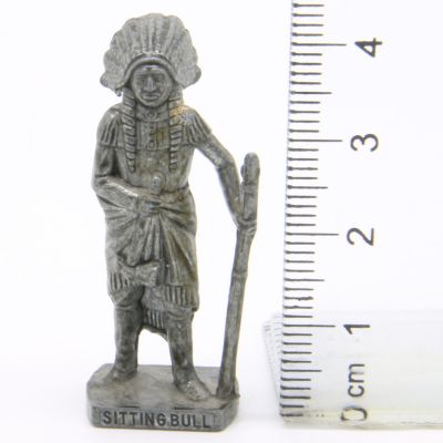 Ü-Ei Soldatini Metallfiguren Beruhmte Indianer-Hauptlinge 06 Sitting Bull Eisen
