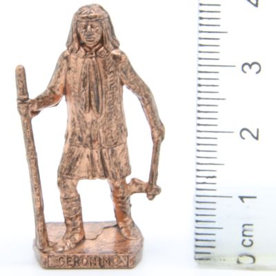 Ü-Ei Soldatini Metallfiguren Beruhmte Indianer-Hauptlinge - 07 Geronimo - Kupfer