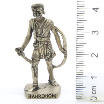Ü-Ei Soldatini Metallfiguren Beruhmte Indianer Hauptlinge II 02 Tahrohon Altsilber