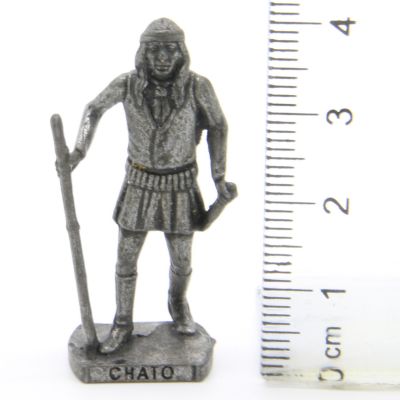 Ü-Ei Soldatini Metallfiguren Beruhmte Indianer Hauptlinge II 05 Chato Eisen
