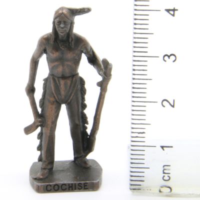 Ü-Ei Soldatini Metallfiguren Beruhmte Indianer Hauptlinge II 06 Cochise Bruniert