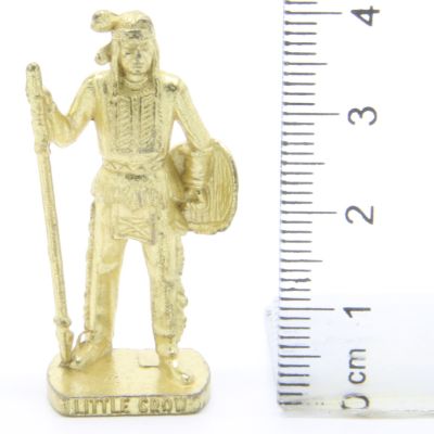 Ü-Ei Soldatini Metallfiguren Beruhmte Indianer Hauptlinge II 07 Little Crow Gold