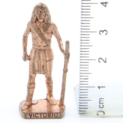 Ü-Ei Soldatini Metallfiguren Beruhmte Indianer Hauptlinge II 08 Victorio Kupfer