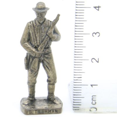 Ü-Ei Soldatini Metallfiguren Beruhmte Westmanner I 01 Bill Tilghman Altsilber Dark
