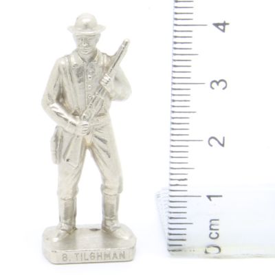 Ü-Ei Soldatini Metallfiguren Beruhmte Westmanner I 01 Bill Tilghman Chrome Light