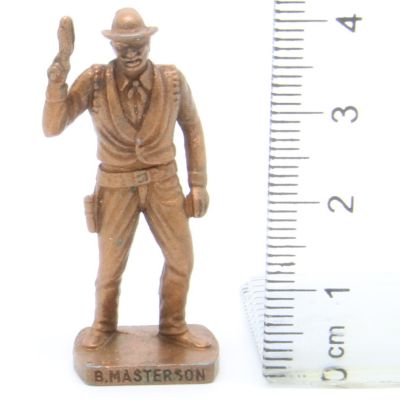 Ü-Ei Soldatini Metallfiguren Beruhmte Westmanner I 02 Bad Masterson Kupfer Opaque