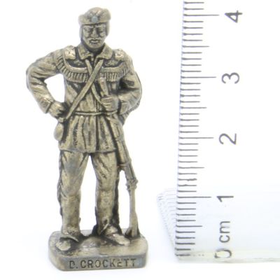 Ü-Ei Soldatini Metallfiguren Beruhmte Westmanner I 04 David Crockett Altsilber Dark