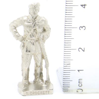 Ü-Ei Soldatini Metallfiguren Beruhmte Westmanner I 04 David Crockett Chrome Light