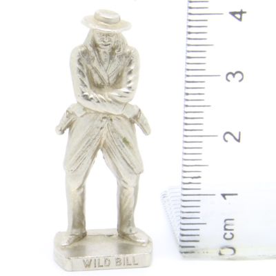 Ü-Ei Soldatini Metallfiguren Beruhmte Westmanner I 05 Will Bill Chrome Light