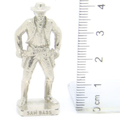 Ü-Ei Soldatini Metallfiguren Beruhmte Westmanner I 06 Sam Bass Chrome Light