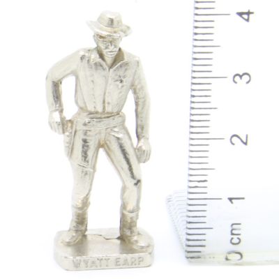 Ü-Ei Soldatini Metallfiguren Beruhmte Westmanner I 07 Wyatt Earp Chrome Light