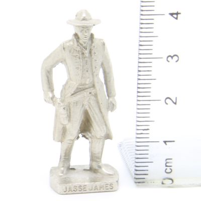 Ü-Ei Soldatini Metallfiguren Beruhmte Westmanner I 08 Jasse James Chrome Light