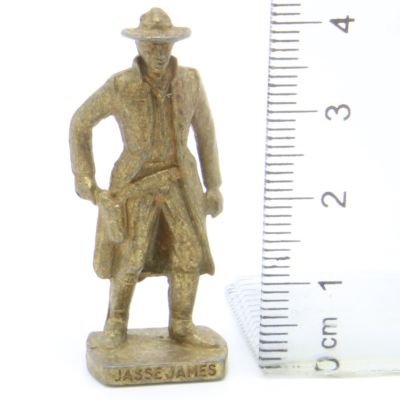 Ü-Ei Soldatini Metallfiguren Beruhmte Westmanner I 08 Jasse James Messing Opaque