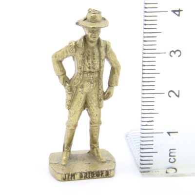 Ü-Ei Soldatini Metallfiguren Beruhmte Westmanner II 01 Jim Bridger Gold