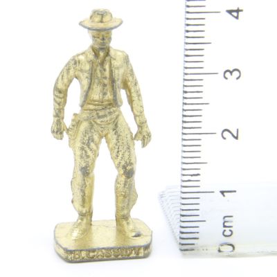 Ü-Ei Soldatini Metallfiguren Beruhmte Westmanner II 02 B. Cassidy Gold