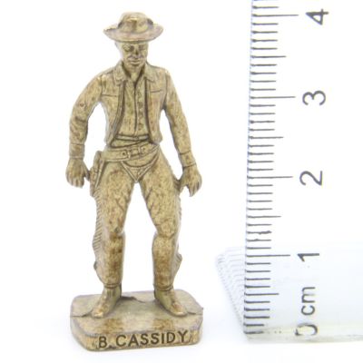 Ü-Ei Soldatini Metallfiguren Beruhmte Westmanner II 02 B. Cassidy Messing