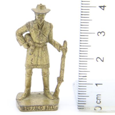 Ü-Ei Soldatini Metallfiguren Beruhmte Westmanner II 04 Buffalo Bill Messing