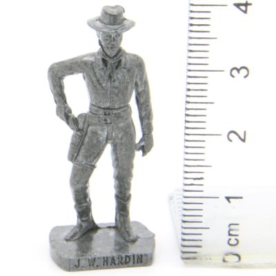 Ü-Ei Soldatini Metallfiguren Beruhmte Westmanner II 05 J. W. Hardin Eisen