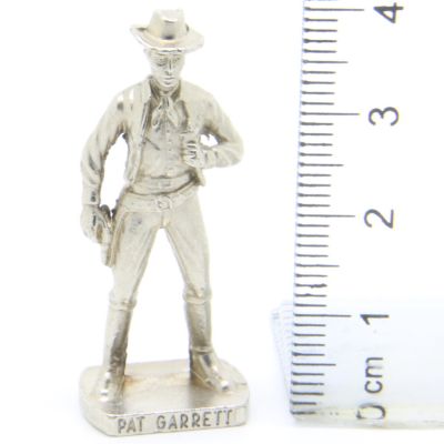 Ü-Ei Soldatini Metallfiguren Beruhmte Westmanner II 06 Pat Garrett Chrome Light