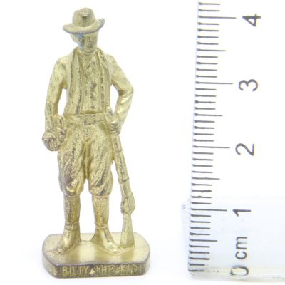 Ü-Ei Soldatini Metallfiguren Beruhmte Westmanner II 08 Billy The Kid Gold
