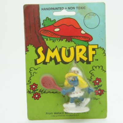 The Smurfs Blister 1982 Wallace Berrie 20135 01 Puffi Puffo Schtroumpf Peyo