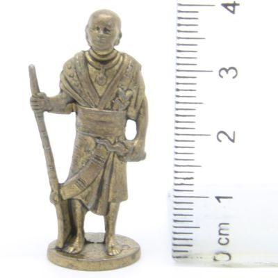 Ferrero Kinder Ü-Ei Soldatini Metallfiguren Britisch-Indien - 6 40mm Messing Dark