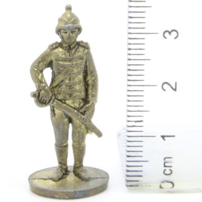 Ferrero Kinder Ü-Ei Soldatini Metallfiguren Britisch-Indien - H43 35mm Messing