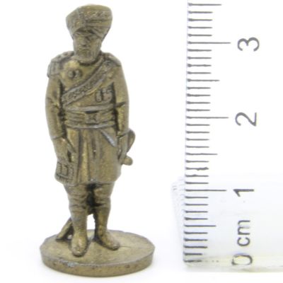 Ferrero Kinder Ü-Ei Soldatini Metallfiguren Britisch-Indien - H45 35mm Messing