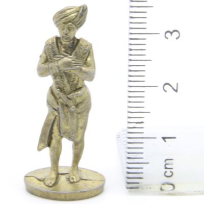 Ferrero Kinder Ü-Ei Soldatini Metallfiguren Britisch-Indien - H48 35mm Messing