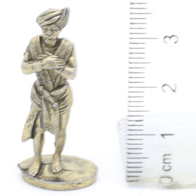 Ferrero Kinder Ü-Ei Soldatini Metallfiguren Britisch-Indien - G39 35mm Messing