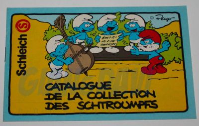 Catalogue de la collection des Schtroumpf 1986 Formato A6