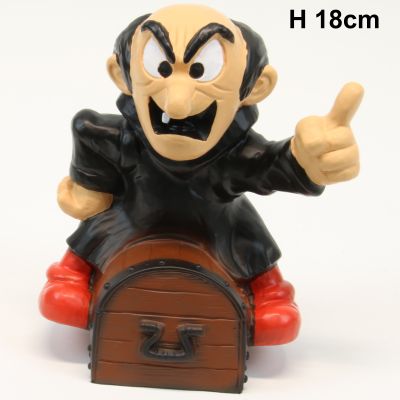 The Smurfs Coinbank Hazero Gargamel 1983 H 18cm 01 Opaque