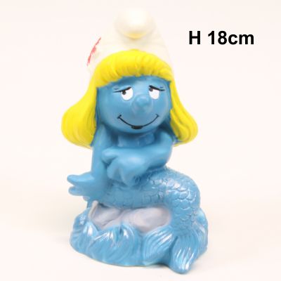 The Smurfs Coinbank Hazero Mermaid 1983 H 18cm 02 Opaque