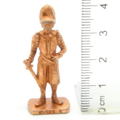 Kinder Ü-Ei Soldatini Metallfiguren Die Schweizer Garde - K96 n74 Kupfer Light