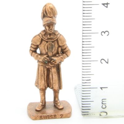Kinder Ü-Ei Soldatini Metallfiguren Die Schweizer Garde - K96 n75 Kupfer Light