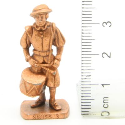 Kinder Ü-Ei Soldatini Metallfiguren Die Schweizer Garde - K96 n76 Kupfer Light